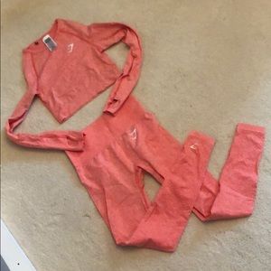 Gymshark pink set